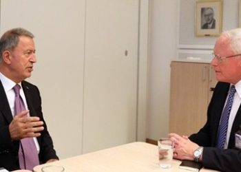 Bakan Akar Brüksel’de ABD’nin Suriye Özel Temsilcisi Jeffrey ile görüştü