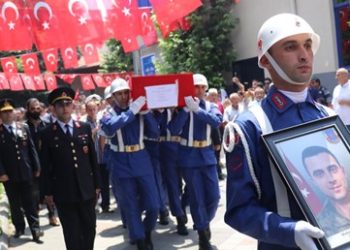 Kaza şehidi son yolculuğuna uğurlandı