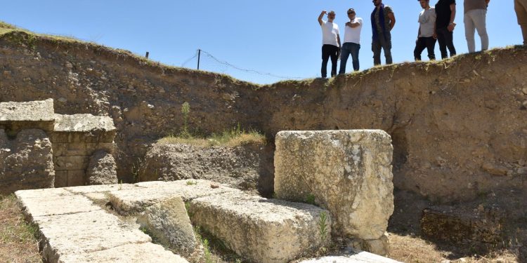 Pompeipolis Antik Kenti’ndeki anıtsal yapılar çok uluslu kazı ekibiyle gün yüzüne çıkarılıyor