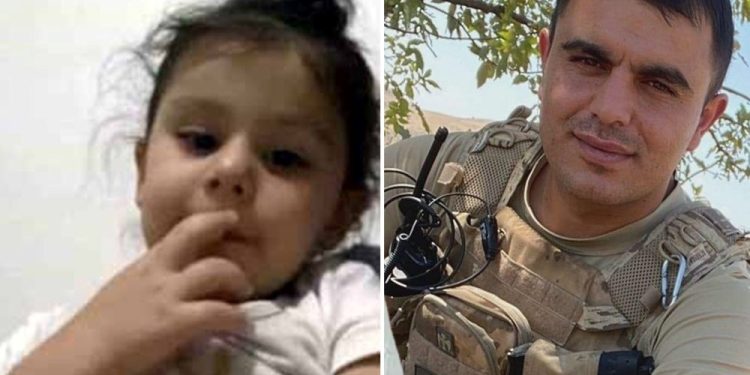 Uzman çavuş ve kızı kazada yaşamını yitirdi