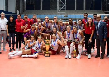 Galatasaray Kadın Voleybol Takımı tarihinde ilk kez Balkan Kupası’nda şampiyon oldu