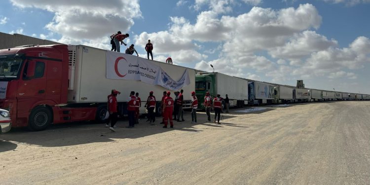 BM, 14 yardım TIR’ının daha Gazze’ye ulaştırıldığını bildirdi
